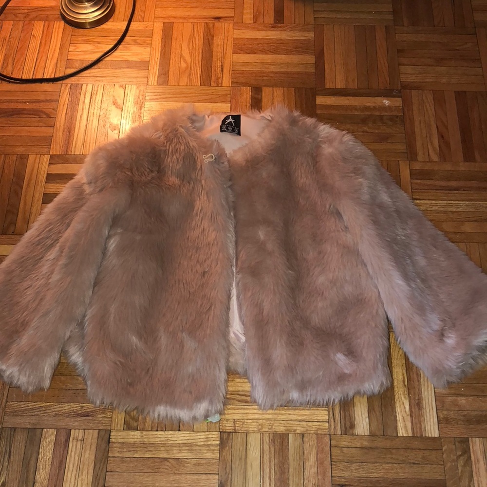 Plush blush pink jacket 💗